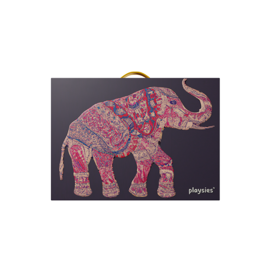 LIMITED EDITION - playsies® 6201 - Elefant mit Fernsteuerung, 1500 Teile, Motorisiert, Spielzeug zum Bauen, Zoo Series